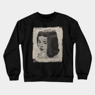 Mazzy Star BW Watercolor Crewneck Sweatshirt